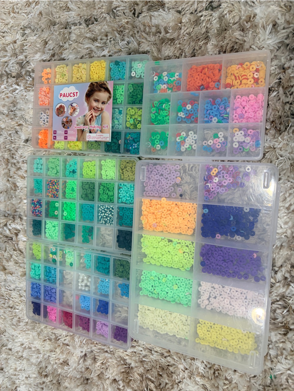 Multi-Color Sequin Craft Kit - Assorted Pastel and Neon Sets